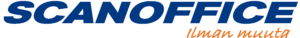 Scanoffice logo slogan virallinen 300x38